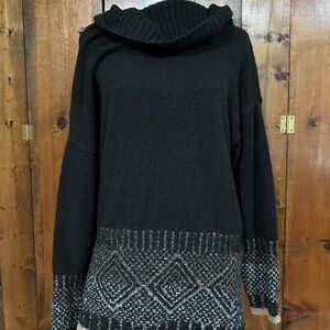 Cozy Black Knit Sweater